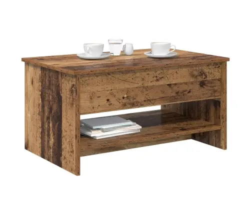 Kafijas Galdiņš Vecs Koks 80 X 50.5 X 41.5 Cm Inženierijas Koks Vidaxl