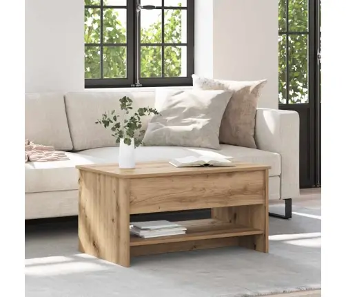 Kafijas Galdiņš Amatnieku Ozola 80 X 50.5 X 41.5 Cm Vidaxl