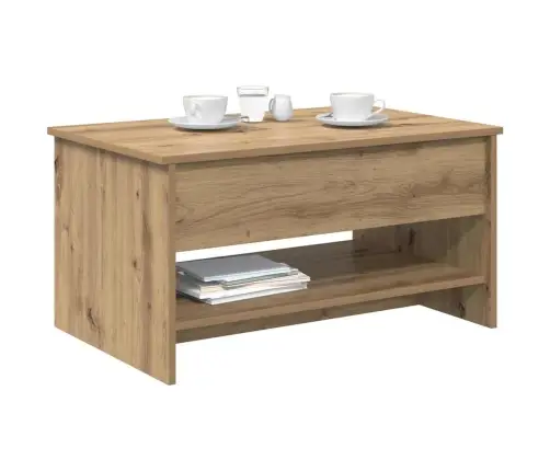 Kafijas Galdiņš Amatnieku Ozola 80 X 50.5 X 41.5 Cm Vidaxl