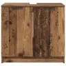 Vonios Spintelė Su Saugykla Senovinis Medis 64,5 X 33,5 X 59 Cm