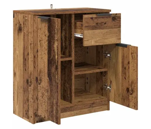 Puse Ar Atvilktni Vecs Koks 60 X 30 X 70 Cm Inženierijas Koks Vidaxl