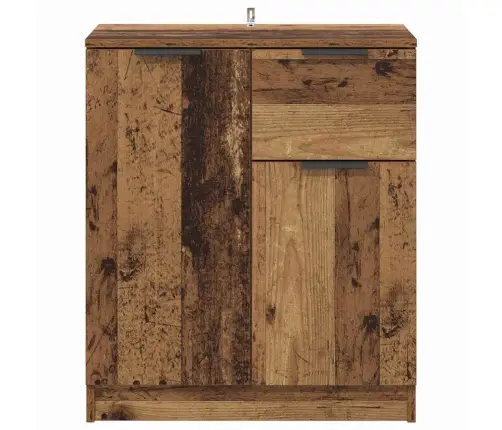 Puse Ar Atvilktni Vecs Koks 60 X 30 X 70 Cm Inženierijas Koks Vidaxl