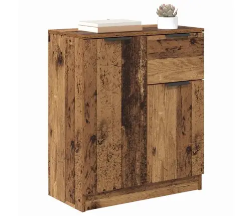 Puse Ar Atvilktni Vecs Koks 60 X 30 X 70 Cm Inženierijas Koks Vidaxl