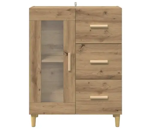 Puse Artisānā Ozols 69,5 X 34 X 90 Cm Inženierijas Koks Vidaxl