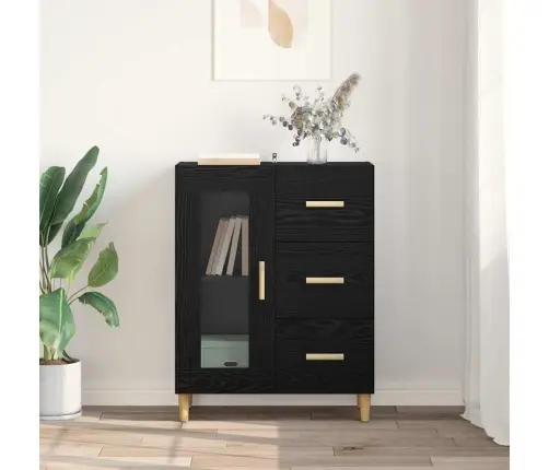 Kõide Sahtliga Must Tamm 69,5 X 34 X 90 Cm Tehispuit