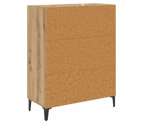 Puse Ar Atvilktni Artisānā Ozols 69,5 X 34 X 90 Cm Vidaxl