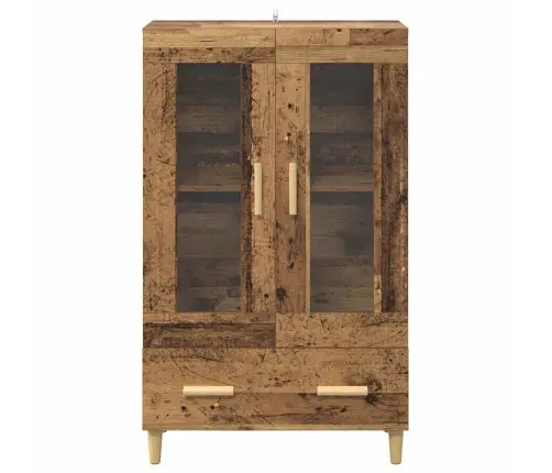 Augstais Skapītis Vecs Koks 70 X 31 X 115 Cm Inženierijas Koks Vidaxl