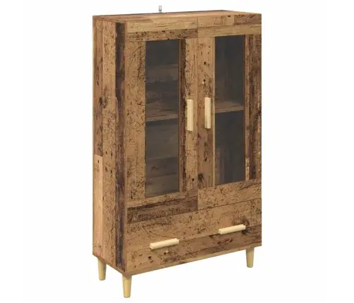 Augstais Skapītis Vecs Koks 70 X 31 X 115 Cm Inženierijas Koks Vidaxl