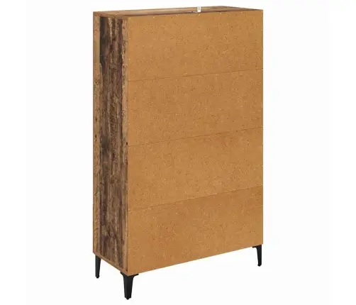 Augstais Skapītis Ar Atvilktni Vecs Koks 70 X 31 X 115 Cm Vidaxl