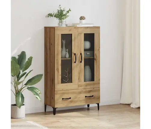 Augstais Skapītis Ar Atvilktni Artisānā Ozols 70 X 31 X 115 Cm Vidaxl