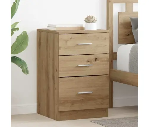 Nakts Skapītis Ar Atvilktni Amatnieku Ozola 40 X 40 X 63 Cm Vidaxl