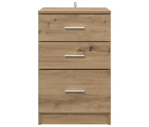 Nakts Skapītis Ar Atvilktni Amatnieku Ozola 40 X 40 X 63 Cm Vidaxl