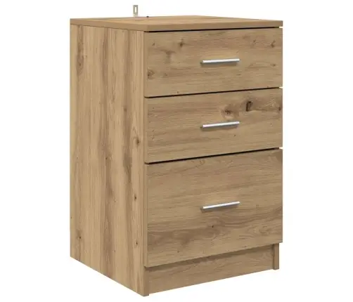 Nakts Skapītis Ar Atvilktni Amatnieku Ozola 40 X 40 X 63 Cm Vidaxl