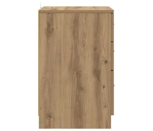 Nakts Skapītis Ar Atvilktni Amatnieku Ozola 40 X 40 X 63 Cm Vidaxl