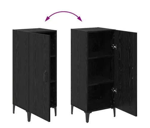 Kabalas Juoda Ąžuolo 34.5 X 34 X 90 Cm Apdirbta Mediena