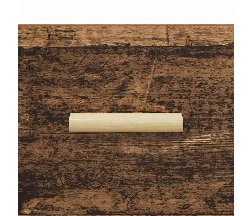 Puse Ar Atvilktni Vecs Koks 34 X 34.5 X 90 Cm Inženierijas Koks Vidaxl