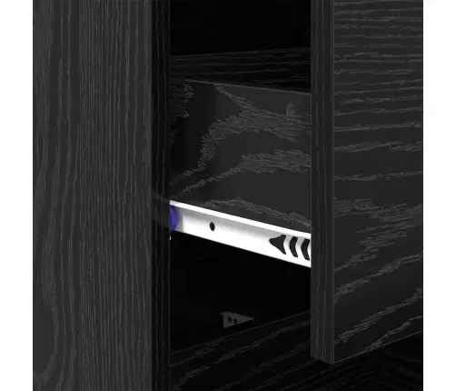 Kõide Sahtliga Must Tamm 34 X 34.5 X 90 Cm Tehispuit