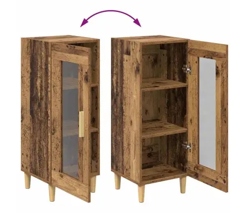 Vecs Koks 34.5 X 32.5 X 90 Cm Inženierijas Koks Vidaxl