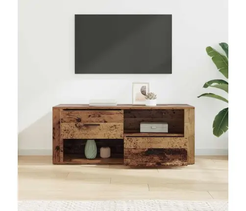 Televizora Skapīša Vecs Koks 100 X 35 X 40 Cm Inženierijas Koks Vidaxl