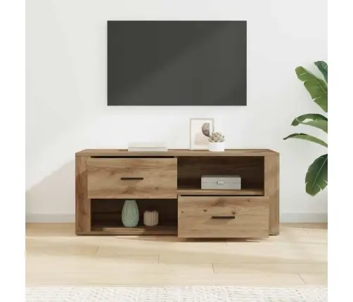 Televizora Skapīša Ar Atvilktni Artisānā Ozols 100 X 35 X 40 Cm Vidaxl