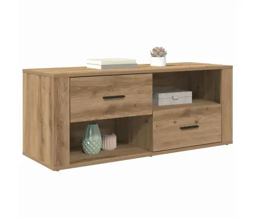 Televizora Skapīša Ar Atvilktni Artisānā Ozols 100 X 35 X 40 Cm Vidaxl