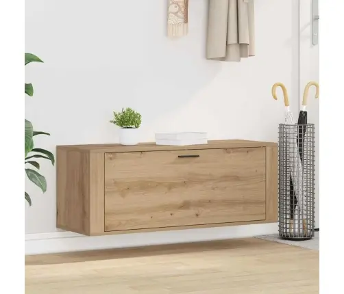 Apavu Skapis Amatnieku Ozola 100 X 35 X 38 Cm Inženierijas Koks Vidaxl