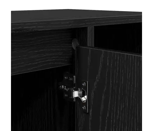 Televizora Skapīša Melns Ozolkoks 100 X 35 X 55 Cm Vidaxl