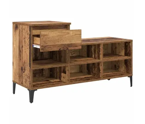 Apavu Skapis Vecs Koks 102 X 36 X 60 Cm Inženierijas Koks Vidaxl