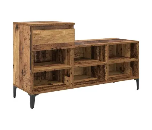 Apavu Skapis Vecs Koks 102 X 36 X 60 Cm Inženierijas Koks Vidaxl