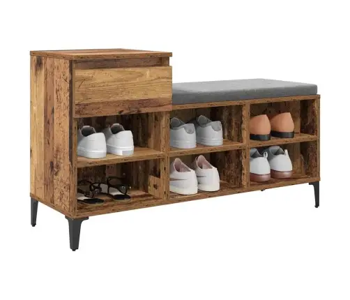 Apavu Skapis Vecs Koks 102 X 36 X 60 Cm Inženierijas Koks Vidaxl