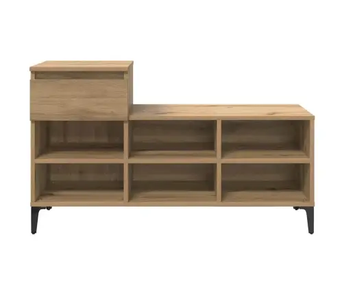 Apavu Skapis Amatnieku Ozola 102 X 36 X 60 Cm Inženierijas Koks Vidaxl