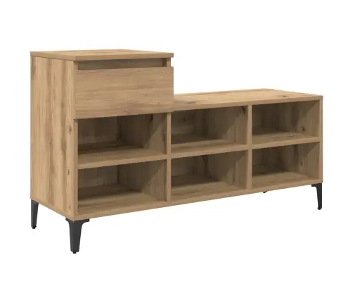 Apavu Skapis Amatnieku Ozola 102 X 36 X 60 Cm Inženierijas Koks Vidaxl