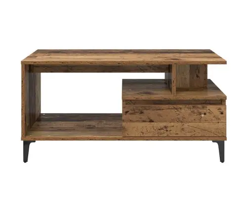 Kafijas Galdiņš Vecs Koks 90 X 49 X 45 Cm Inženierijas Koks Vidaxl