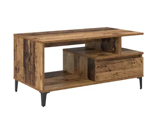 Kafijas Galdiņš Vecs Koks 90 X 49 X 45 Cm Inženierijas Koks Vidaxl