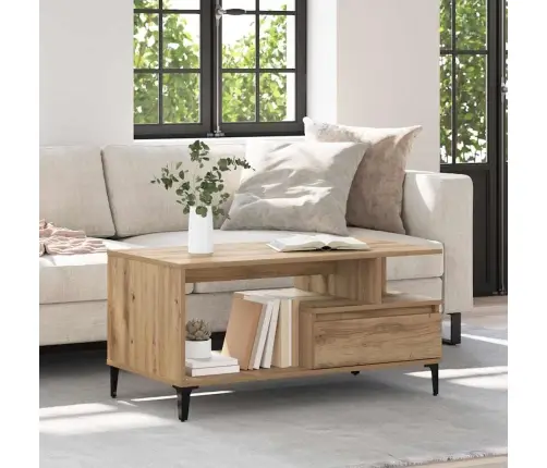 Kafijas Galdiņš With Drawer Amatnieku Ozola 90 X 49 X 45 Cm Vidaxl Kafijas Galdiņš With Drawer Amatnieku Ozola 90 X 49 X 45 Cm Vidaxl