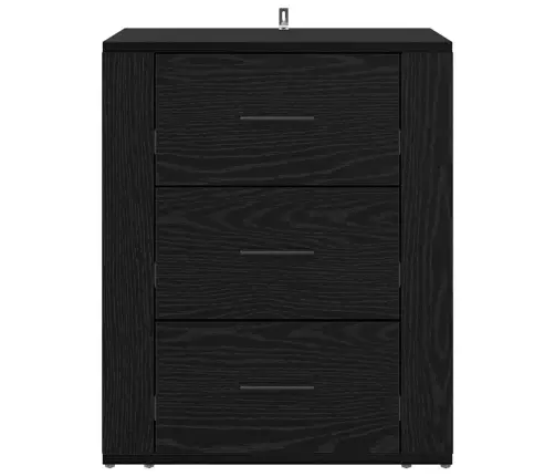 Šalia Lovos Spintelė Su Stalčių Juoda Ąžuolo 50 X 36 X 60 Cm Šalia Lovos Spintelė Su Stalčių Juoda Ąžuolo 50 X 36 X 60 Cm