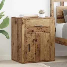 Nakts Skapītis Vecs Koks 50 X 36 X 60 Cm Inženierijas Koks Vidaxl