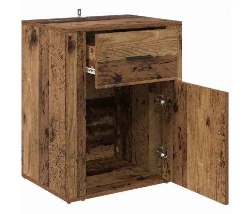 Nakts Skapītis Vecs Koks 50 X 36 X 60 Cm Inženierijas Koks Vidaxl