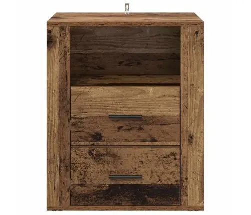 Nakts Skapītis Vecs Koks 50 X 36 X 60 Cm Inženierijas Koks Vidaxl