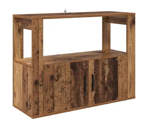 Puse Vecs Koks 80 X 30 X 60 Cm Inženierijas Koks Vidaxl