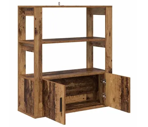 Puse Vecs Koks 30 X 80 X 90 Cm Inženierijas Koks Vidaxl