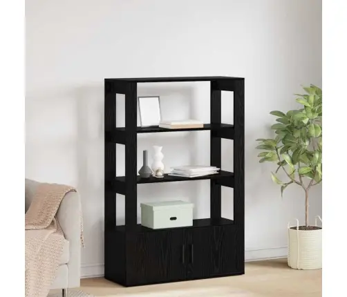 Kõide Must Tamm 30 X 80 X 119.5 Cm Tehispuit