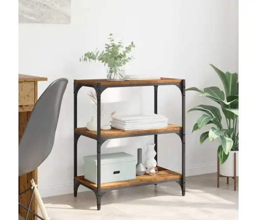 Knygų Spinta Sena Mediena 60 X 33 X 70,5 Cm