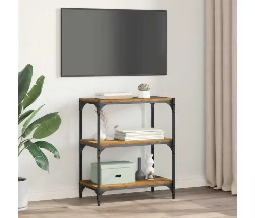 Knygų Spinta Sena Mediena 60 X 33 X 70,5 Cm