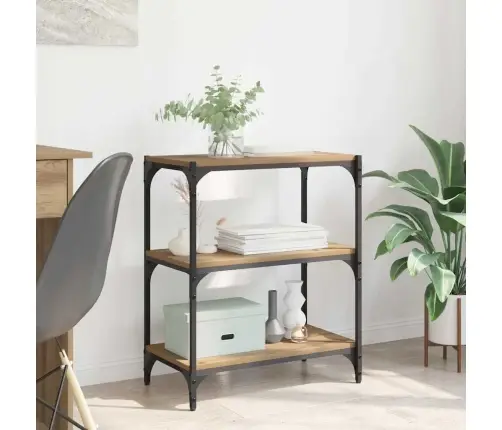 Grāmatplaukts Amatnieku Ozola 60 X 33 X 71 Cm Inženierijas Koks Vidaxl