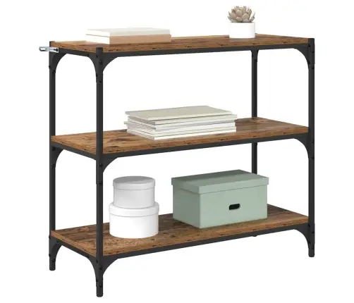 Knygų Spinta Senovinis Medis 80 X 33 X 70,5 Cm