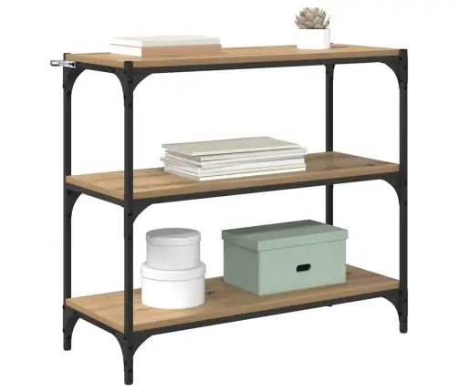 Grāmatplaukts Artisānā Ozols 80 X 33 X 70,5 Cm Vidaxl