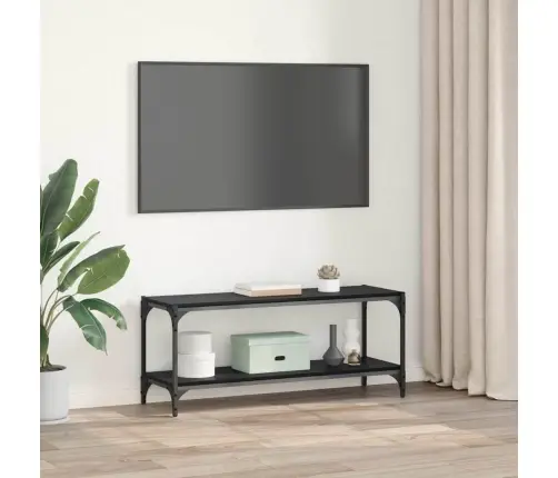 Televizoriaus Spintelė Juodas Ąžuolas 100X33X41Cm
