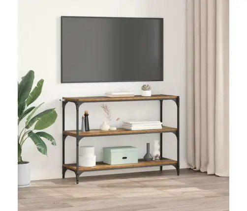 Grāmatplaukts Vecs Koks 100 X 33 X 71 Cm Inženierijas Koks Vidaxl
