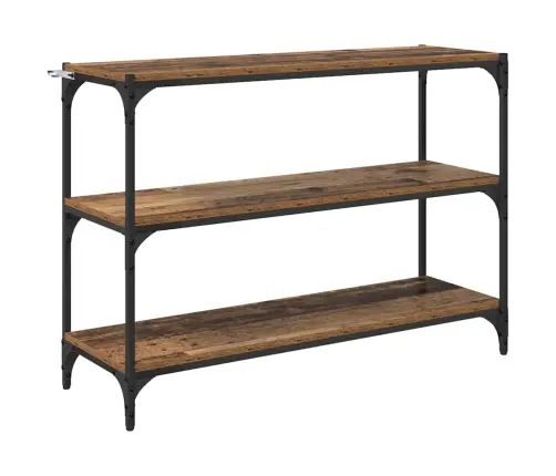 Grāmatplaukts Vecs Koks 100 X 33 X 71 Cm Inženierijas Koks Vidaxl